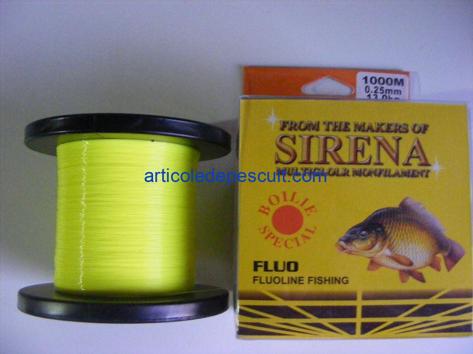 Fir monofilament galben Fluo, rola 1000 m, grosime 0,25, rezistenta 13,00 kg - imagine 2
