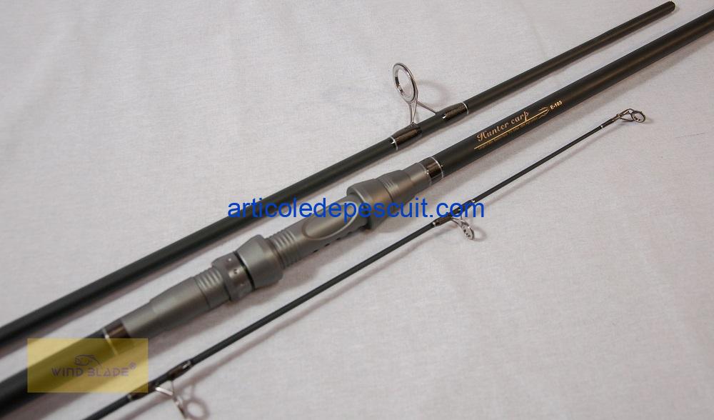Lanseta 3.60 m, Hunter Carp, 4,5 Lbs, Carbon 100 %, din 3 bucati - produs nou