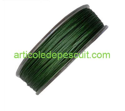 Fir textil, rola de 100 m, verde, grosime 0,20 mm, rezistenta 14,00 kg - imagine 3