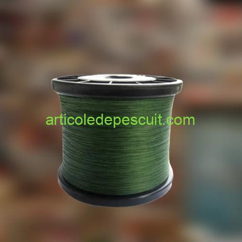 Fir textil, rola de 1000 m, verde, grosime 0,50 mm, rezistenta 55,00 kg - imagine 2