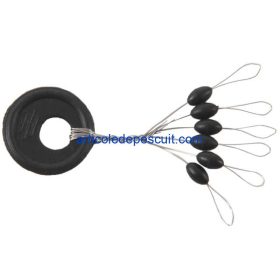 Plic 6 stoppere, culoare neagra pentru montura de fund (bottom)