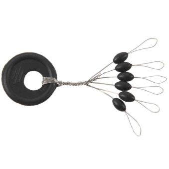 Plic 6 stoppere, culoare neagra pentru montura de fund (bottom)