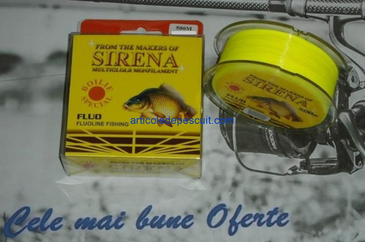 Fir monofilament, rola 500 m, grosime 0,30, galben Fluo, rezistenta 17,00 kg - imagine 3