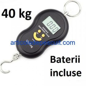 Cantar portabil pentru capturi, cu greutate maxima de cantarire: 40 Kg