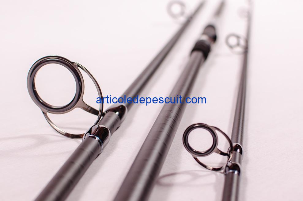 Lanseta 3.90 m, pentru CRAP si SOMN, cu actiune mare, de 5 Lbs, Carbon 100 % - produs nou - imagine 5