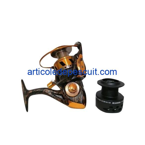 Mulineta Spinning, MA 6000 cu 11 rulmenti, tambur metalic - produs nou - imagine 2