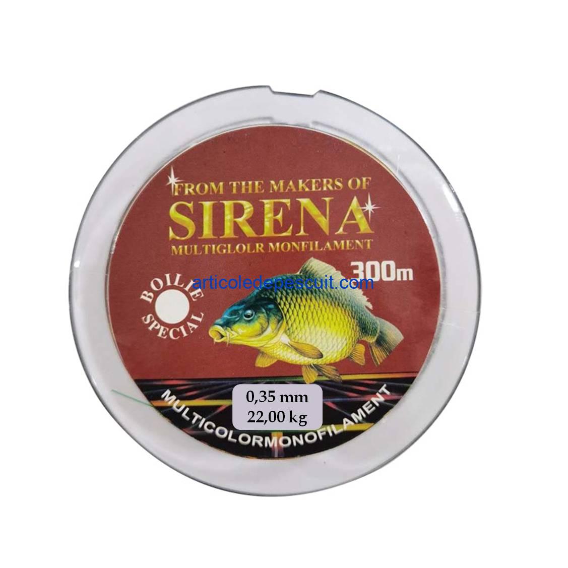 Fir monofilament, rola 300 m, grosime 0,35, multicolor, rezistenta 22,00 kg