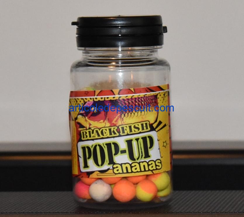 Pop-Up cu aroma de Ananas, diametru 10 mm, Black Fish
