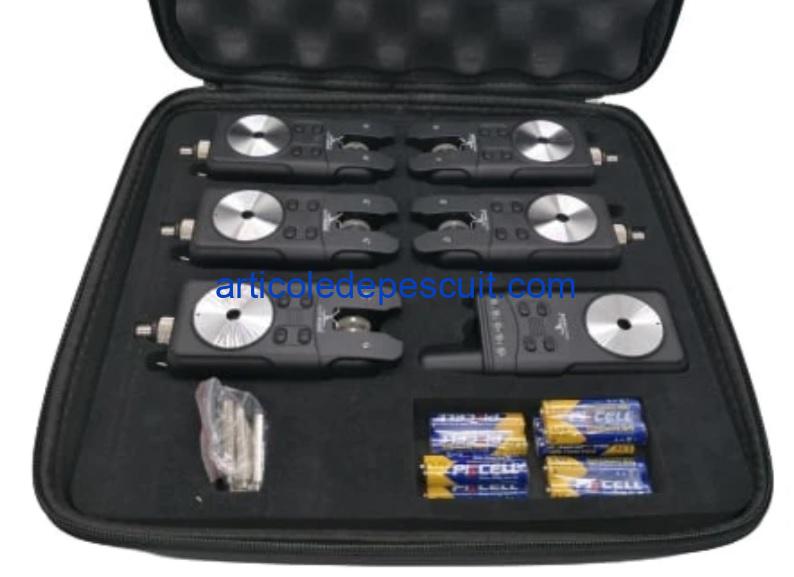 Set 5 senzori cu SnagBarr si statie wireless, EastShark, SP-01, cu valigeta de transport