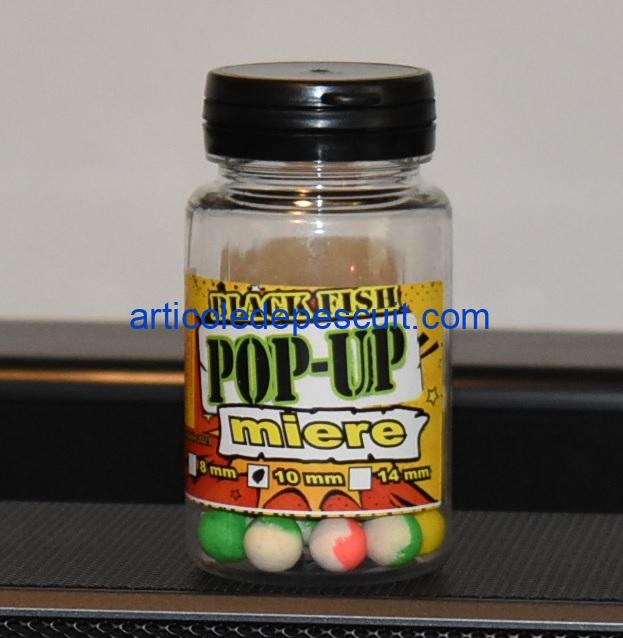 Pop-Up cu aroma de Miere, diametru 10 mm, Black Fish