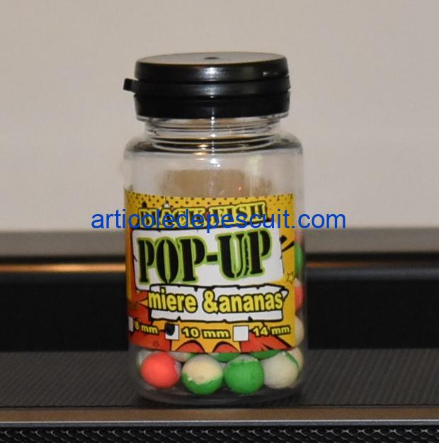 Pop-Up cu aroma de Miere & Ananas, diametru 10 mm, Black Fish