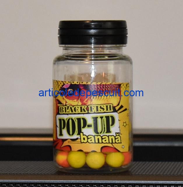 Pop-Up cu aroma de Banana, diametru 10 mm, Black Fish