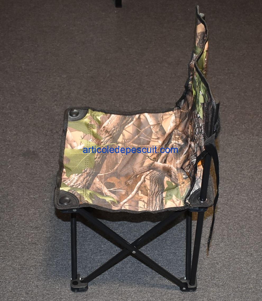 Scaun mic pescar, cu spatar, camunflaj, Wind Blade - imagine 2