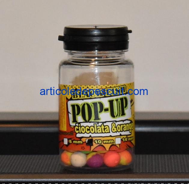 Pop-Up cu aroma de Ciocolata & Orange, diametru 10 mm, Black Fish