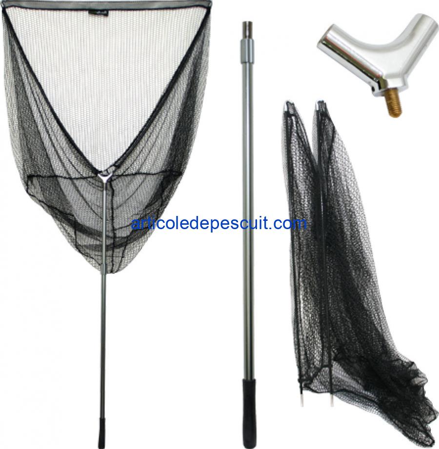 Minciog mare, deschidere 110 cm, adancime 110 cm, lungime totala 3,00 m, maner carbon - produs nou - imagine 4