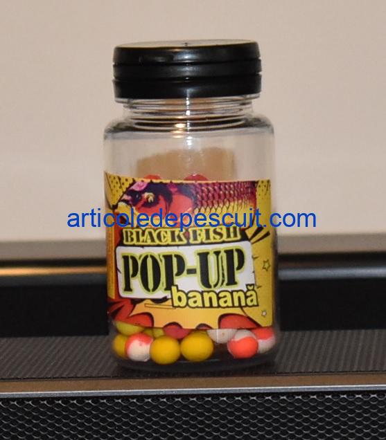Pop-Up cu aroma de Banana, diametru 8 mm, Black Fish