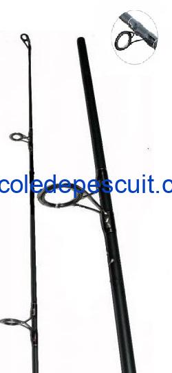 Lanseta lungime 3,90 m, Diamant Alb, Next Carp, Carbon 80 %, 3,50 Lbs, din 3 tronsoane - imagine 2
