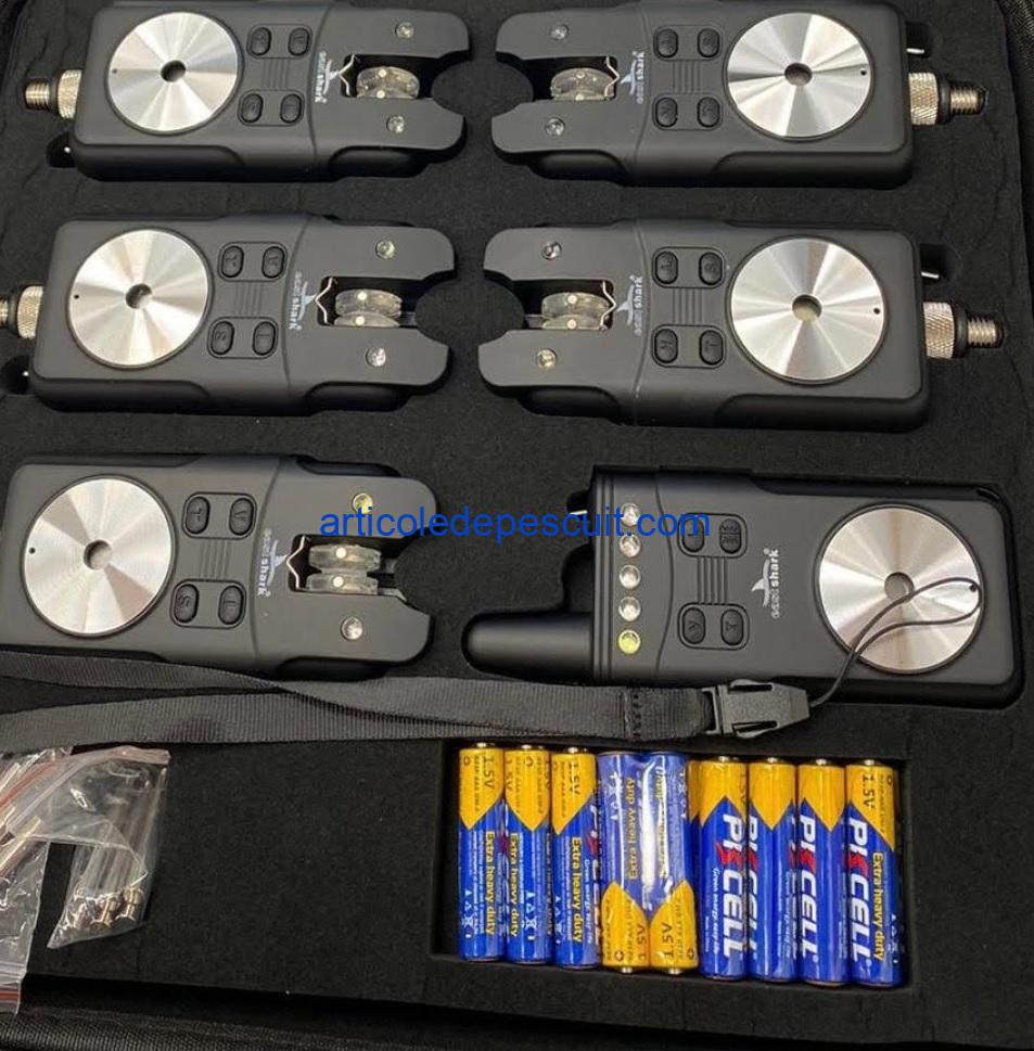 Set 5 senzori cu SnagBarr si statie wireless, EastShark, SP-01, cu valigeta de transport - imagine 2