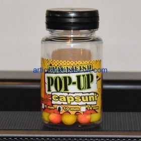 Pop-Up cu aroma de Capsuni, diametru 10 mm, Black Fish