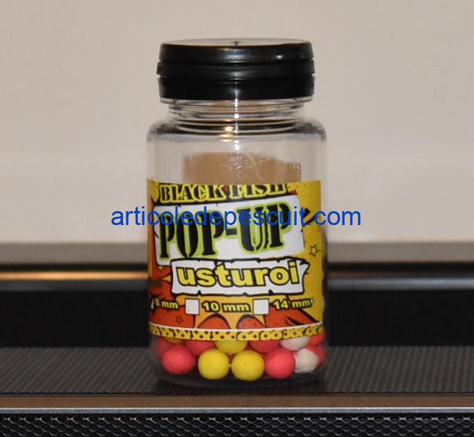 Pop-Up cu aroma de Usturoi, diametru 8 mm, Black Fish