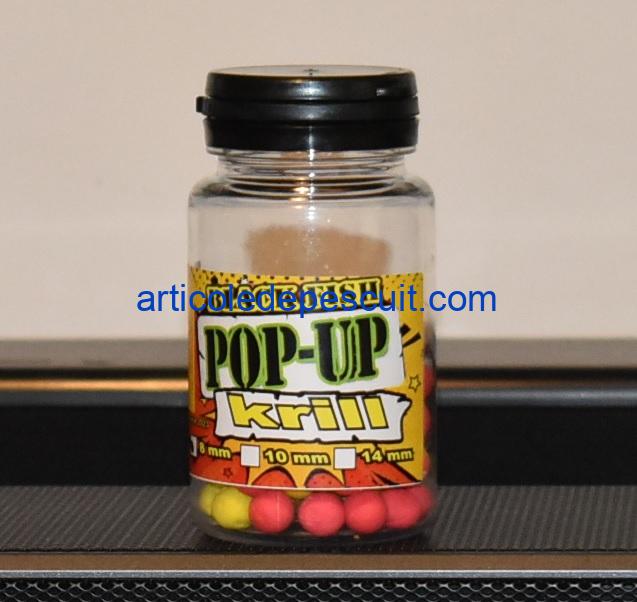 Pop-Up cu aroma de Krill, diametru 8 mm, Black Fish