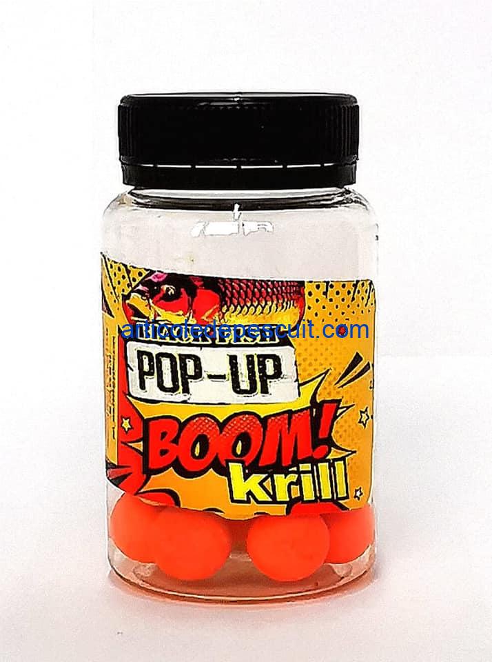 Pop-Up BOOM, aroma Krill, diametru 8 mm, Black Fish