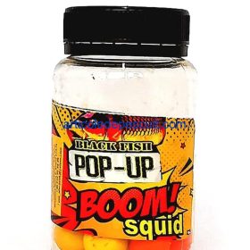 Pop-Up BOOM, aroma Squid, diametru 10 mm, Black Fish