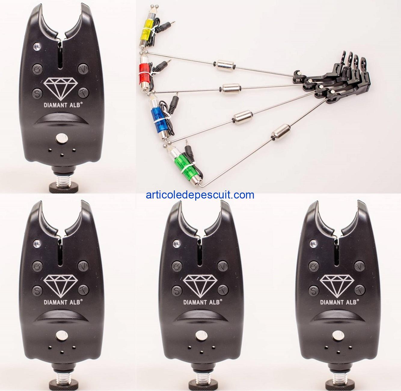 Set 4 senzori negri + 4 swingere cu contragreutate si mufa jack, in 4 culori – produse noi
