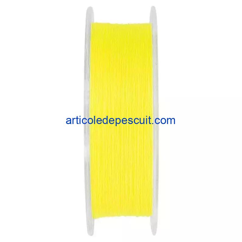 4 role de fir monofilament, set, a 300 m, galben Fluo, diferite grosimi - imagine 4