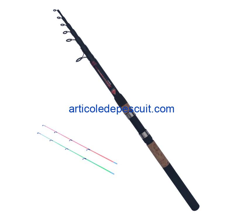Lanseta Feeder telescopica 3,90 m, actiune intre 60 gr. si 120 gr.