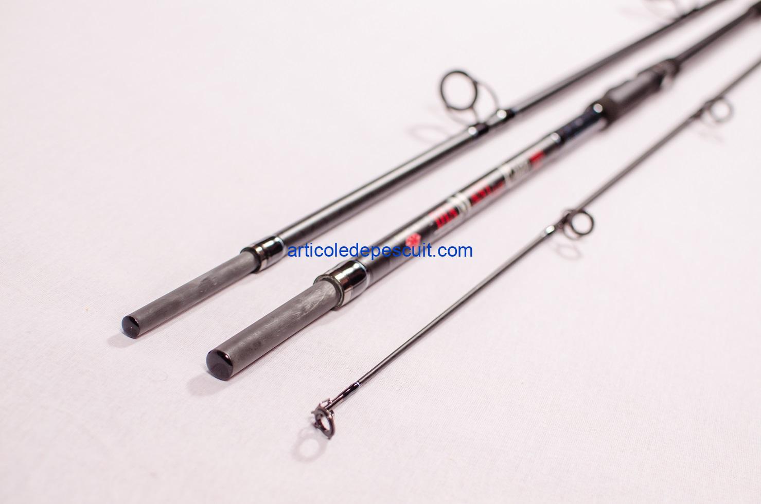 Set 4 Lansete 3,60, pentru CRAP si SOMN, 100% Carbon de 5 Lbs, din 3 bucati - imagine 6