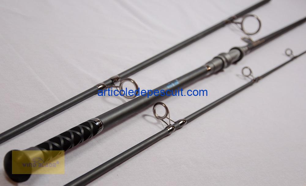 Set 4 Lansete 3,60, Hunter Carp, 4,5 Lbs, Carbon 100 %, din 3 bucati - produse noi - imagine 3