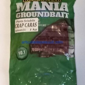 Pasta solubila, greutate neta 1,00 kg, Black Fish Mania GroundBait, aroma Crap Caras – produs nou