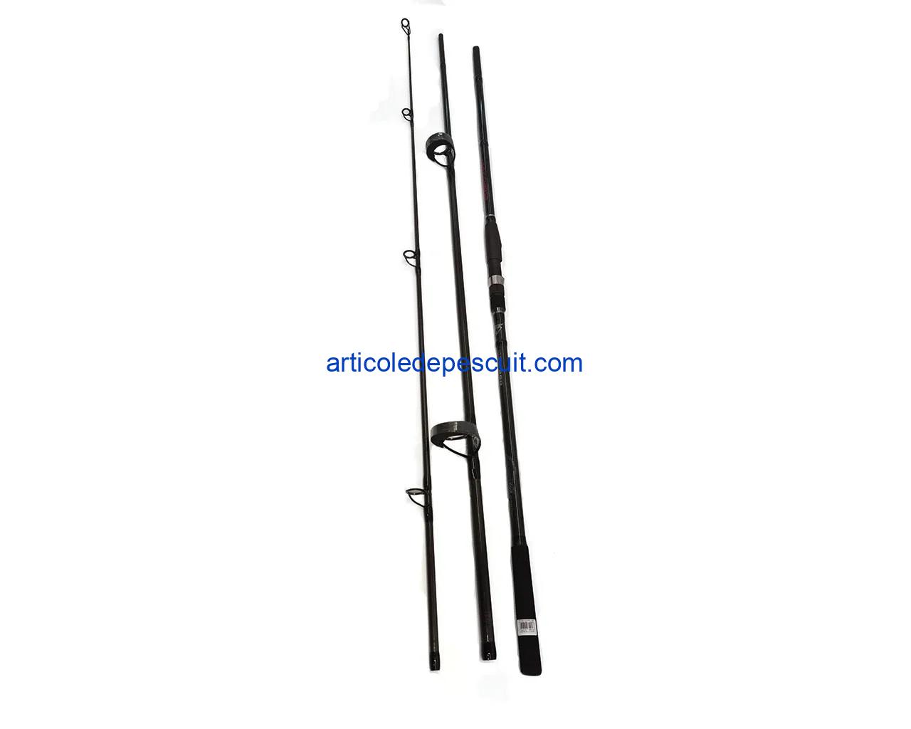Set 4 Lansete 3,90, pentru CRAP si SOMN, 100% Carbon de 4 Lbs, din 3 bucati - produse noi - imagine 2