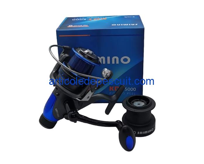 Mulineta Crap si Somn, Saimino, KDT 5000, 10 rulmenti, tambur aluminiu LongCast – produs nou - imagine 3