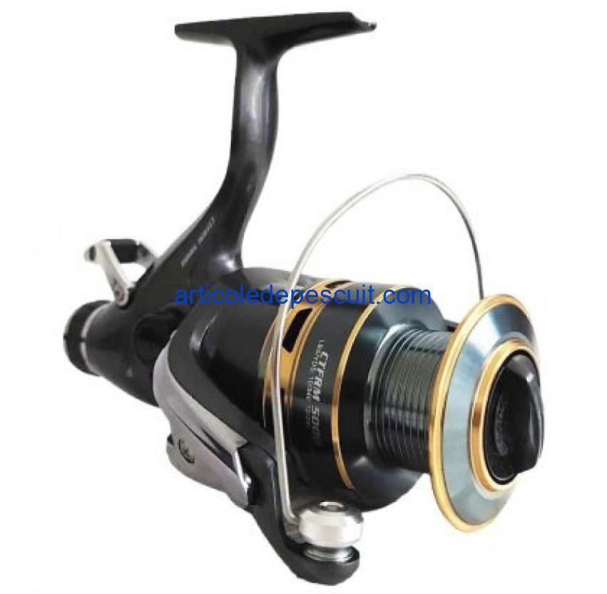 Mulineta Crap si Somn, Sirena CTFRM 6000, cu 10 rulmenti, tambur aluminiu, BaitRunner – produs nou