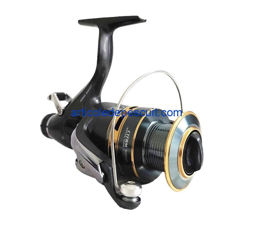 Mulineta Crap si Somn, Sirena CTFRM 5000, cu 10 rulmenti, tambur aluminiu, BaitRunner – produs nou - imagine 4