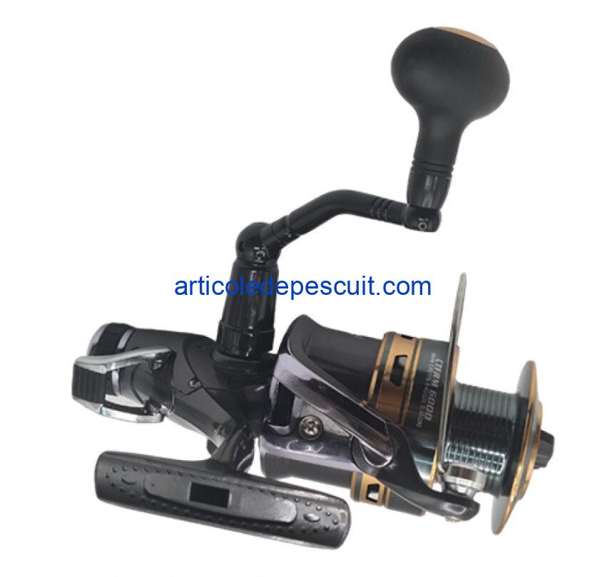 Mulineta Crap si Somn, Sirena CTFRM 6000, cu 10 rulmenti, tambur aluminiu, BaitRunner – produs nou - imagine 4