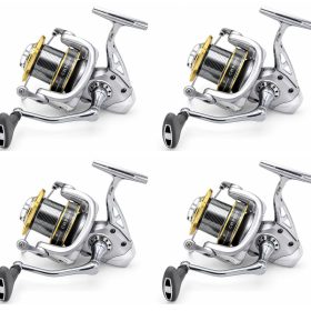 i Set 4 mulinete Crap si Somn, CH 9000, cu 11 rulmenti, tambur LongCast – produse noi