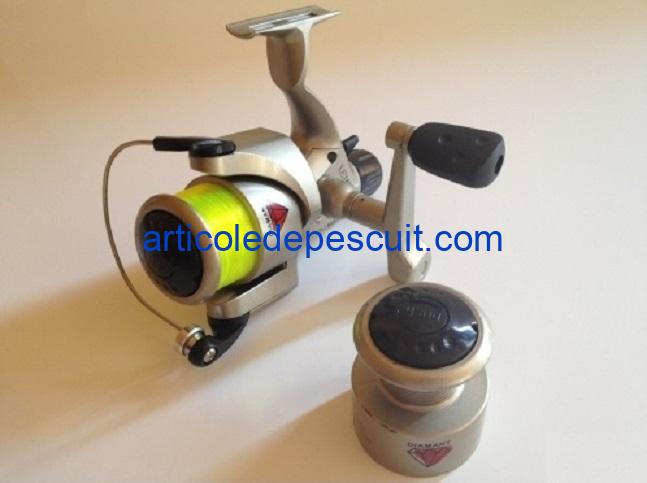 n Set 4 mulinete Diamant Alb, LC 540, cu 5 rulmenti si 150 metri fir pe tambur – produse noi - imagine 3