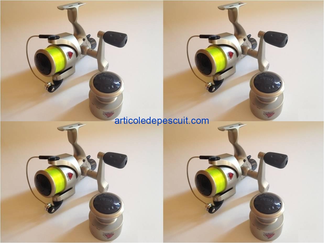n Set 4 mulinete Diamant Alb, LC 540, cu 5 rulmenti si 150 metri fir pe tambur – produse noi