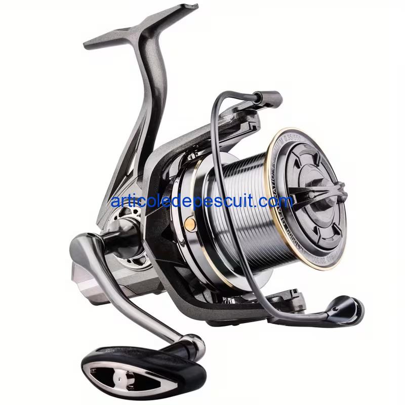 Set 4 mulinete Crap si Somn, NGK 10.000, cu 10 rulmenti, tambur LongCast – produse noi - imagine 3