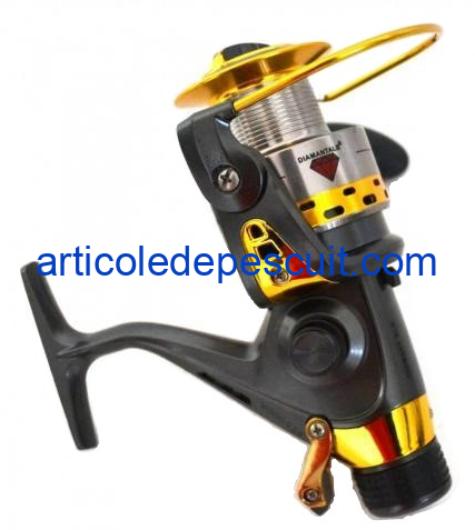 Set 4 mulinete Crap si Somn, Diamant Alb, KT 5000A cu 6 rulmenti, tambur din aluminiu, Baitrunner - produse noi - imagine 2