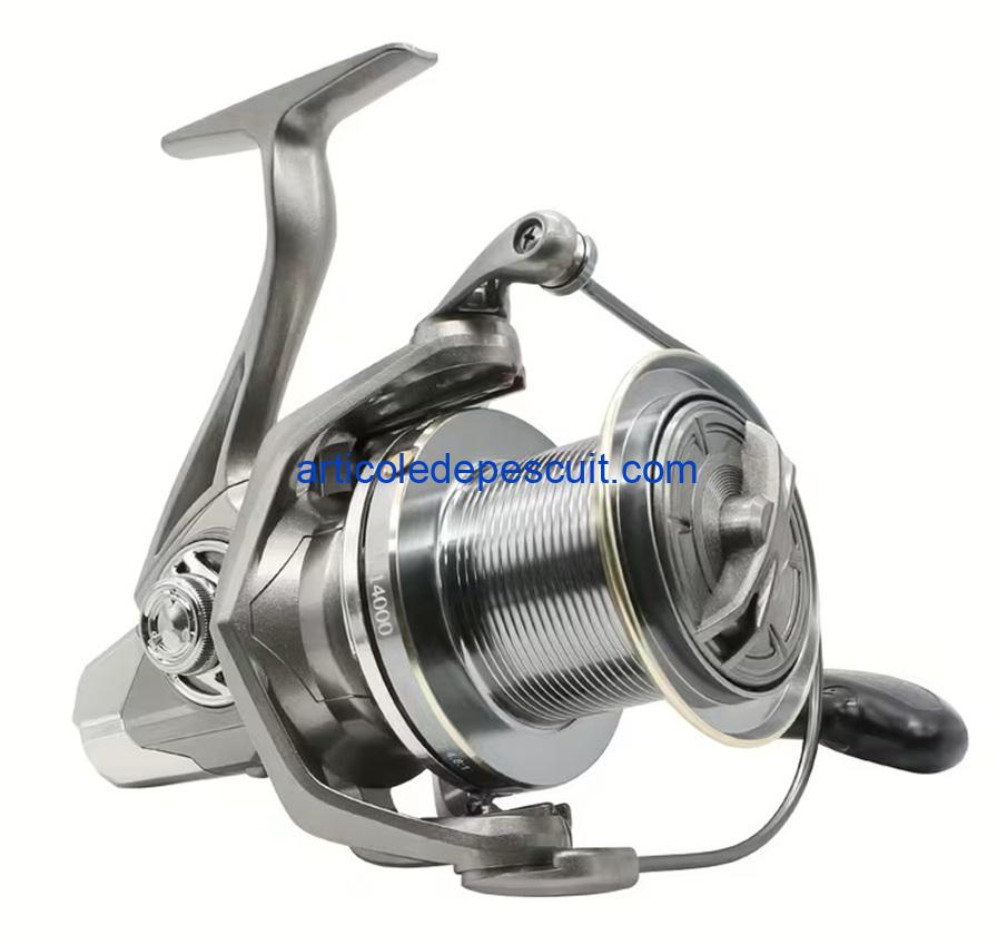 Set 4 mulinete Crap si Somn, NGK 9000, cu 10 rulmenti, tambur LongCast – produse noi - imagine 2