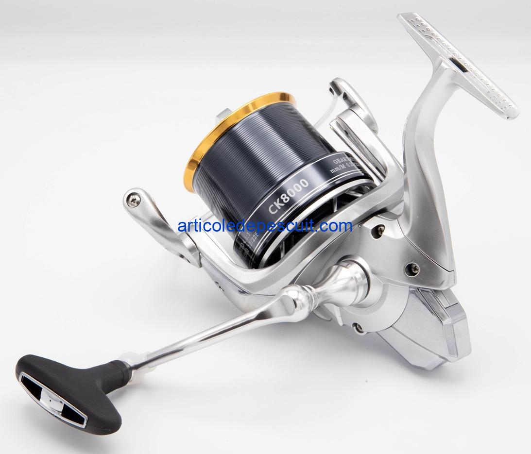 Mulineta Feeder, CK 8000, cu 10 rulmenti, tambur aluminiu LongCast – produs nou