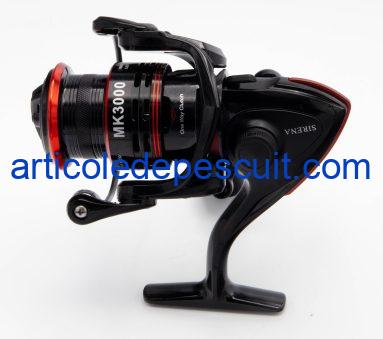 Mulineta Spinning, SIRENA MK 3000, cu 10 rulmenti, tambur metalic – produs nou