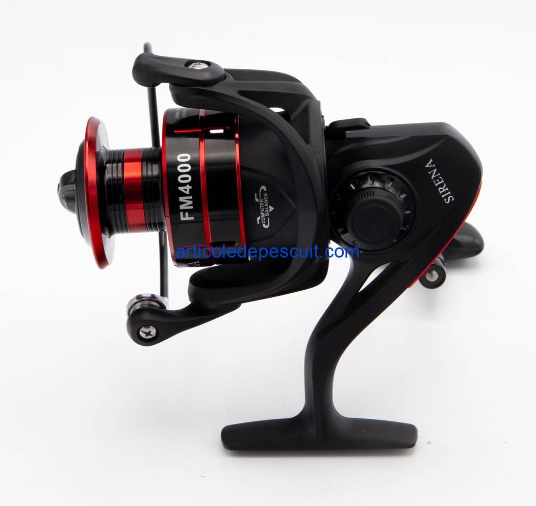 Mulineta multirol stationar si spinning SIRENA FM 4000, High Performance, 10 rulm., tambur aluminiu – produs nou