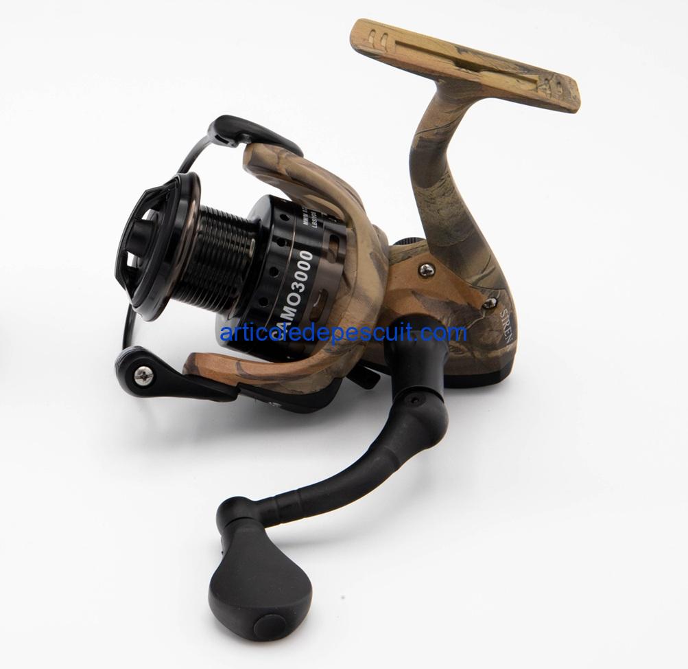 Mulineta Spinning, SIRENA CAMO 3000, cu 10 rulmenti, tambur metalic – produs nou