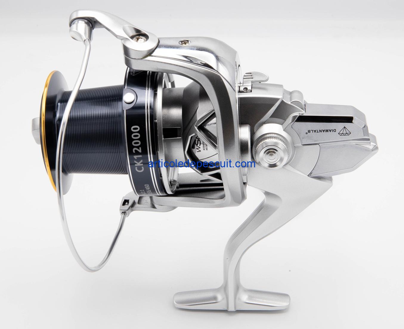 Mulineta Feeder, CK 12000, cu 10 rulmenti, tambur aluminiu LongCast – produs nou - imagine 2