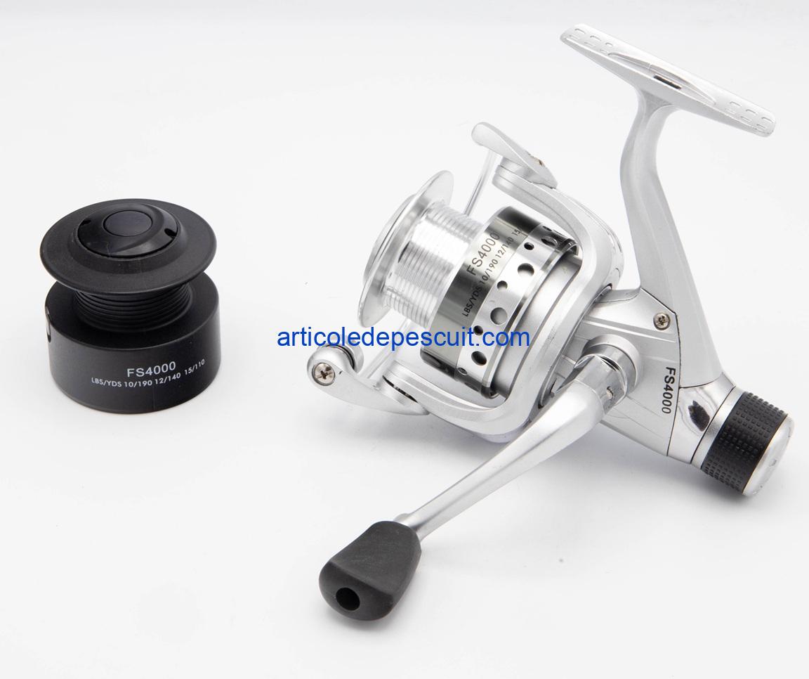 Mulineta Crap si Somn, FS 4000, cu 6 rulmenti, tambur aluminiu – produs nou - imagine 2